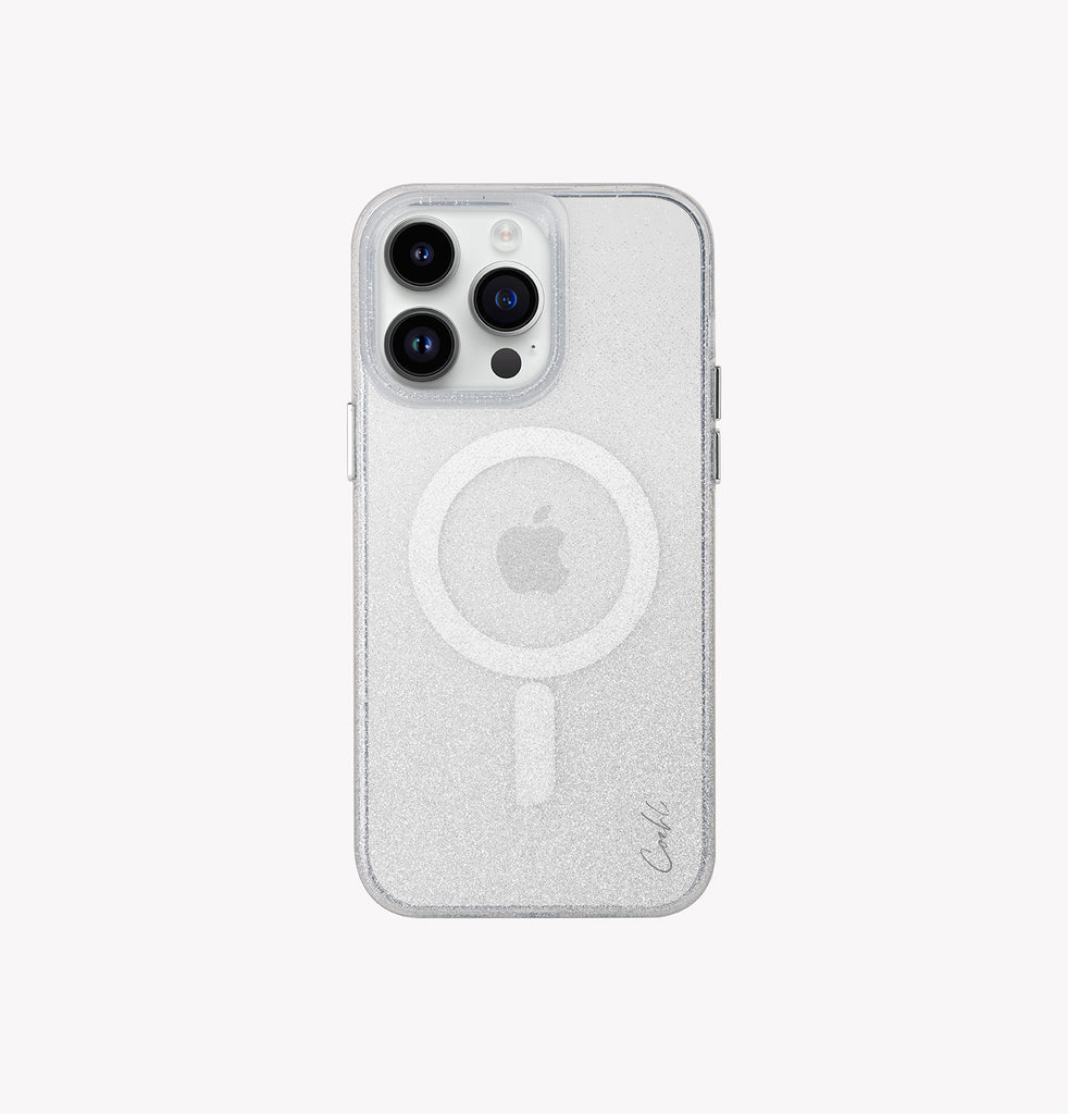 Lumino iPhone 14 Pro Max Silver MagClick Case