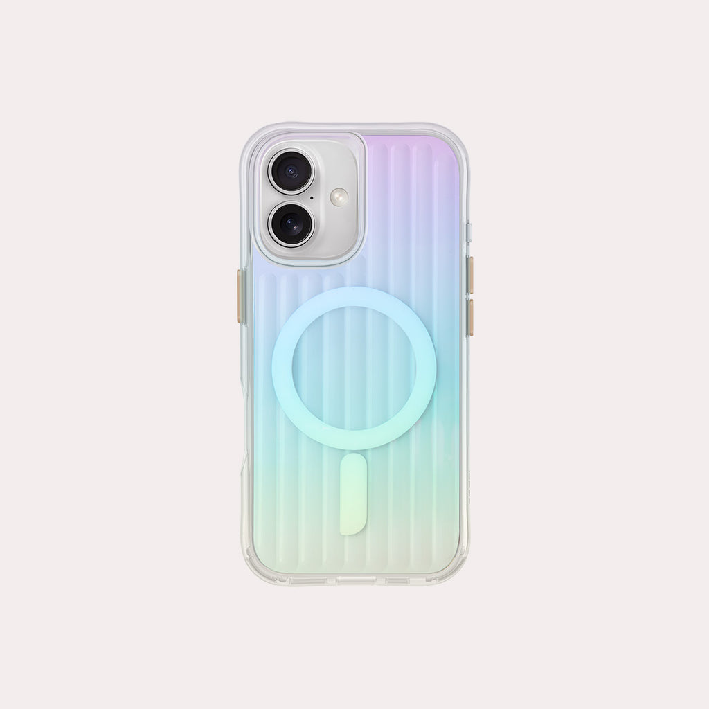 Introduing the LINEAR phone case, made for the iPhone 16, available in iridescent color