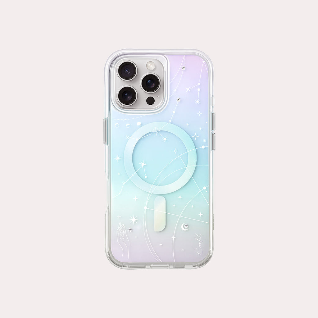 CELEST brings the comos to you. The iPhone 16 Pro Max case available in iridescent color