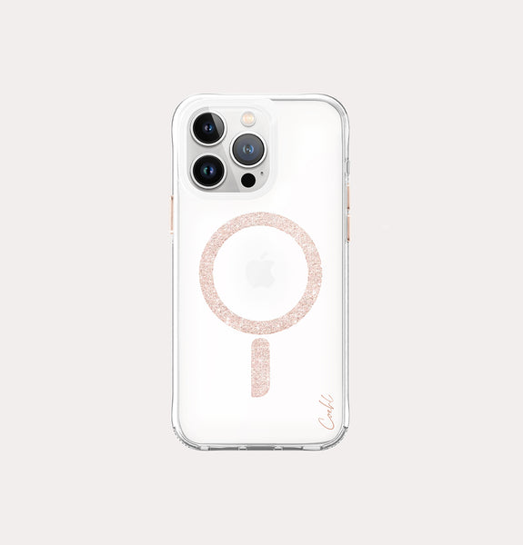 Glace iPhone 15 Pro Max RoseGold MagClick case