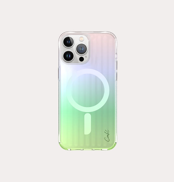 Linear Iridescent iPhone 15 Pro Max MagClick Case