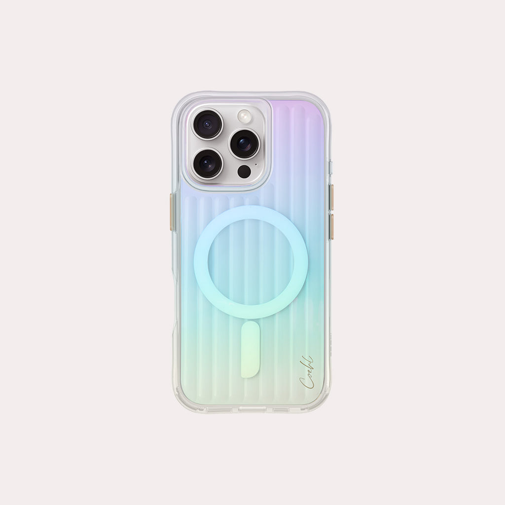 Introduing the LINEAR phone case, made for the iPhone 16 Pro, available in iridescent color