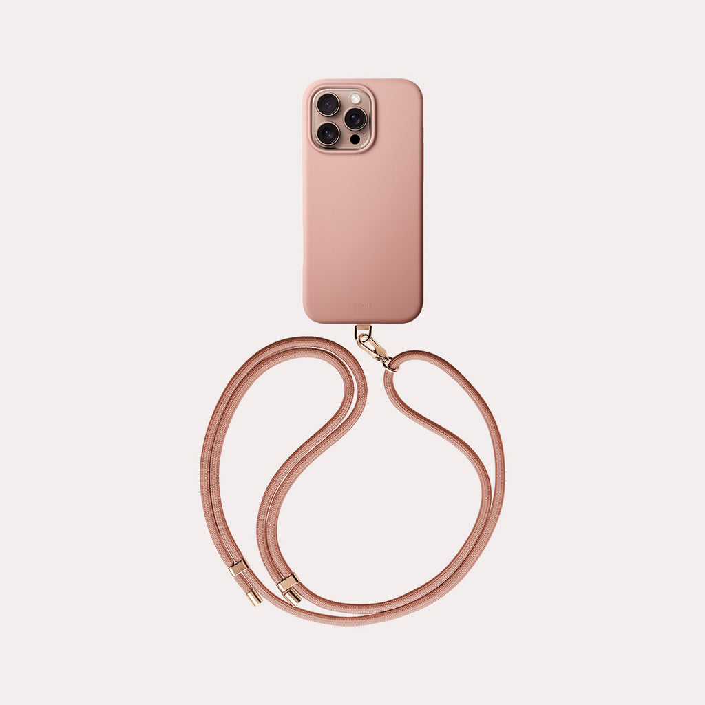 CRÈME, the iPhone 16 Pro case crafted from premium liquid silicone, now available in ballet pink color