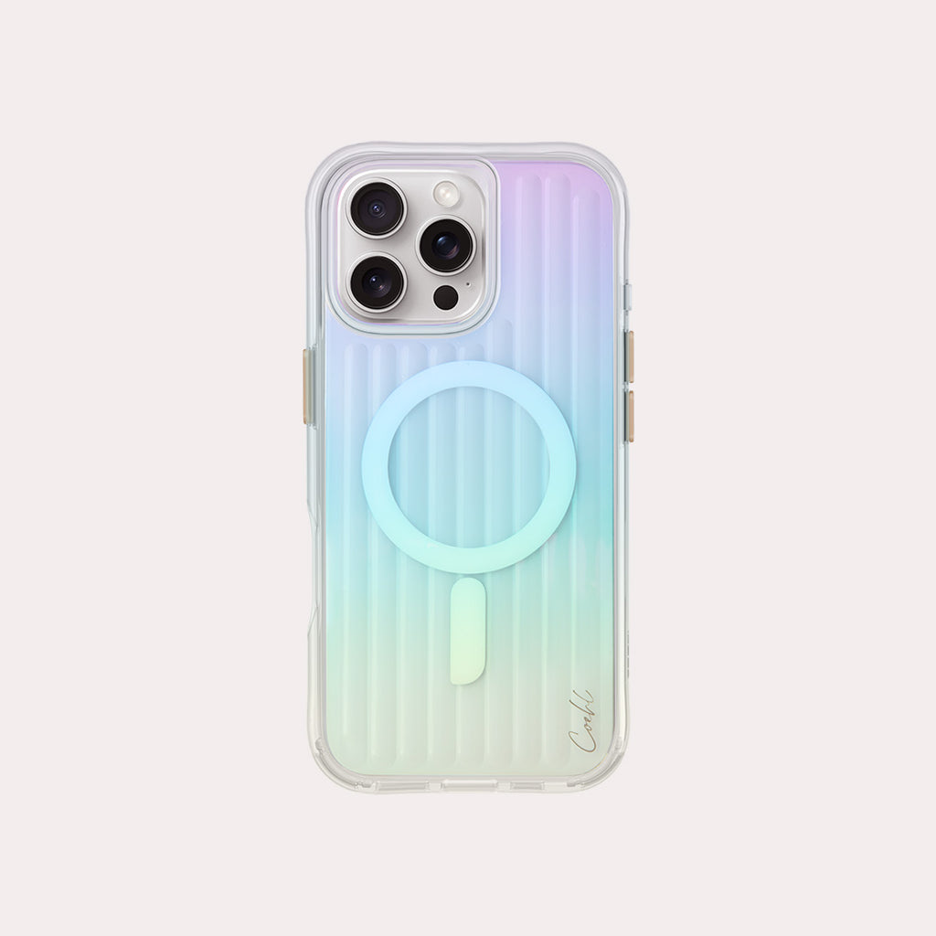 Introduing the LINEAR phone case, made for the iPhone 16 Pro Max, available in iridescent color