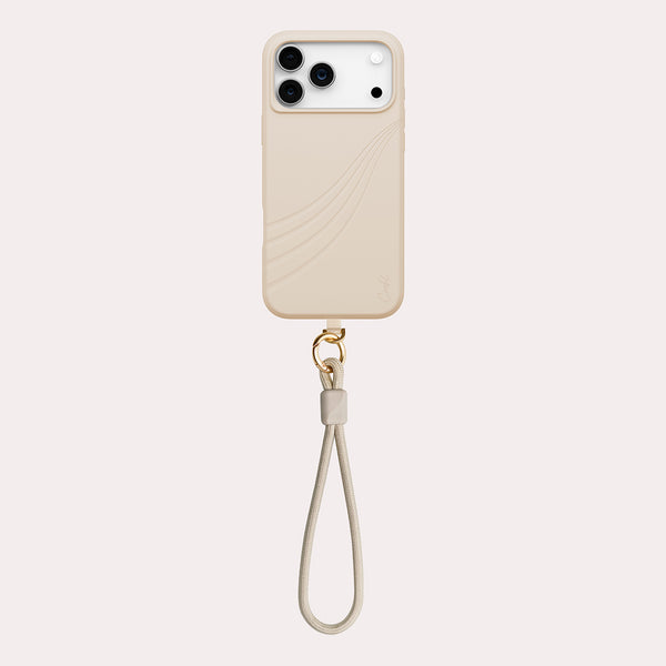 iPhoneアクセサリー maian1912 iPhone17pro For iPhone 17 16 Pro Max Rope Phone Case Chain Bling Pearl Beads